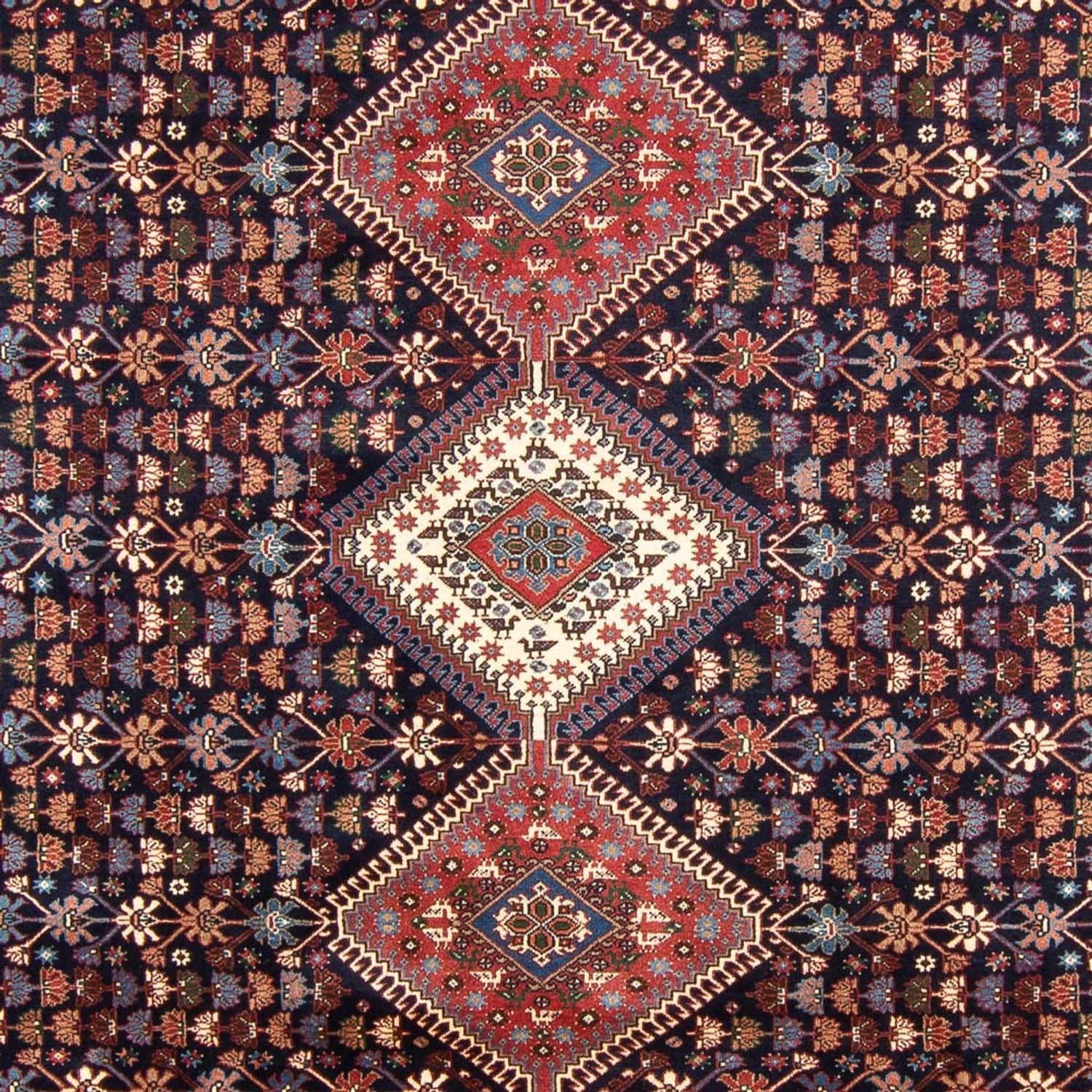 Tapis persan - Nomadic - 300 x 204 cm - bleu foncé