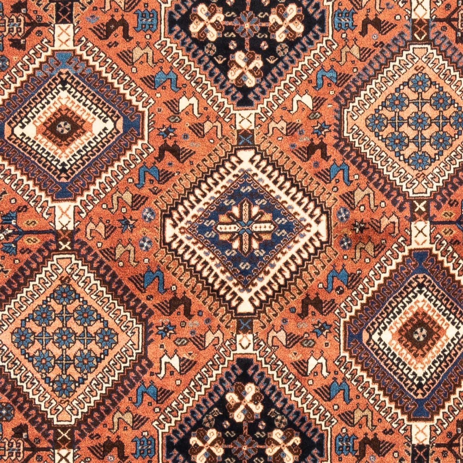 Tapis persan - Nomadic - 244 x 153 cm - rouge