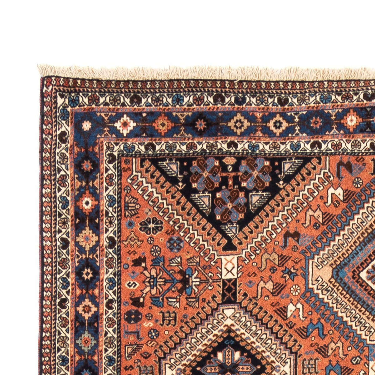 Tapis persan - Nomadic - 244 x 153 cm - rouge