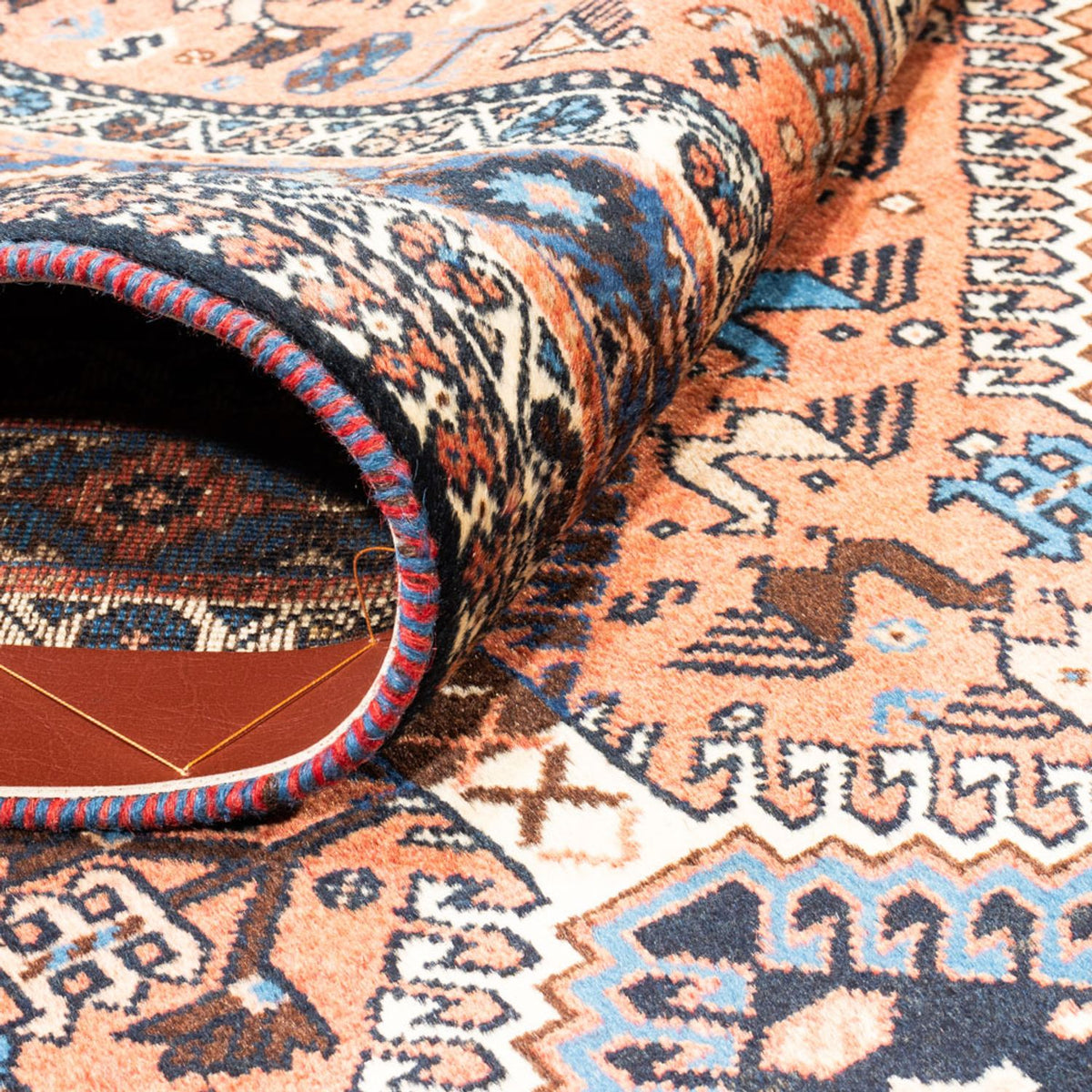 Tapis persan - Nomadic - 244 x 153 cm - rouge