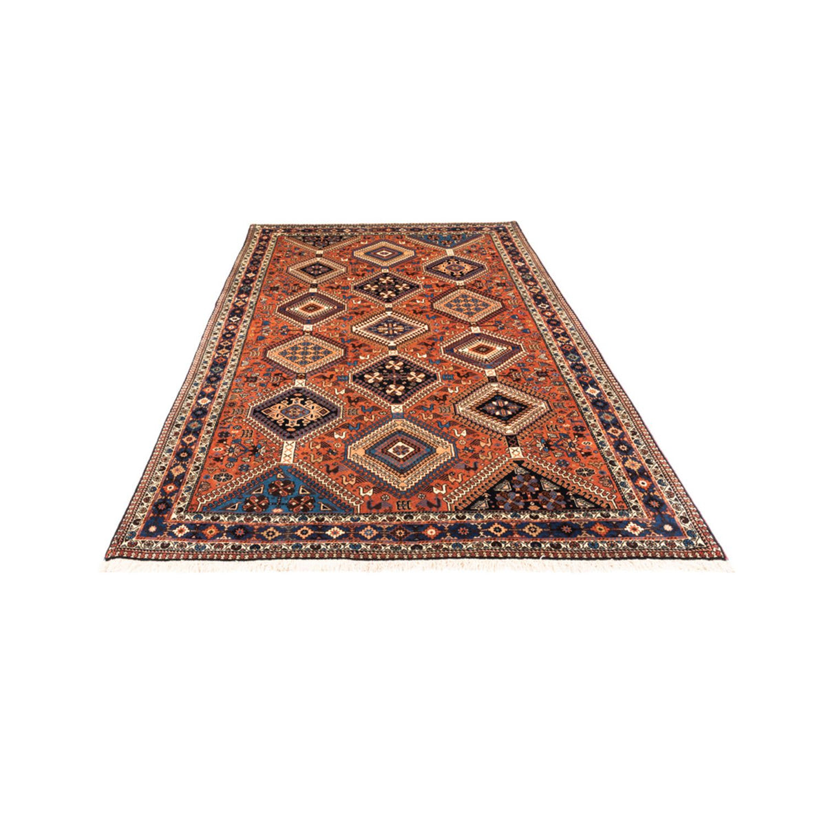 Tapis persan - Nomadic - 244 x 153 cm - rouge
