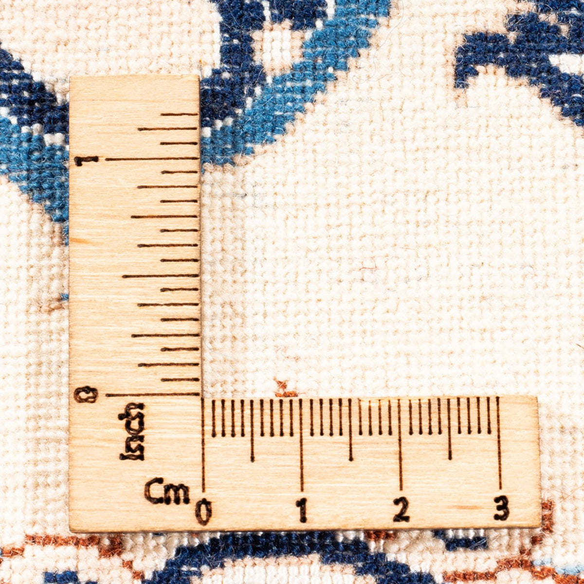 Tapis persan - Nain - Premium carré  - 212 x 212 cm - bleu foncé