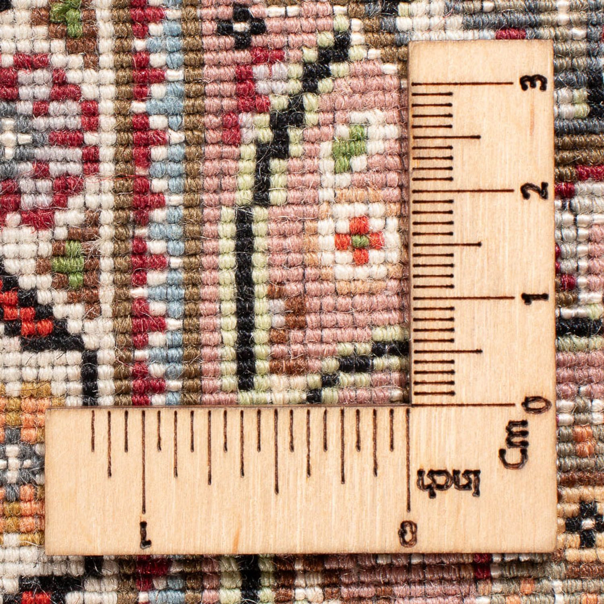 Tapis de couloir Tapis persan - Tabriz - Royal - 407 x 78 cm - beige