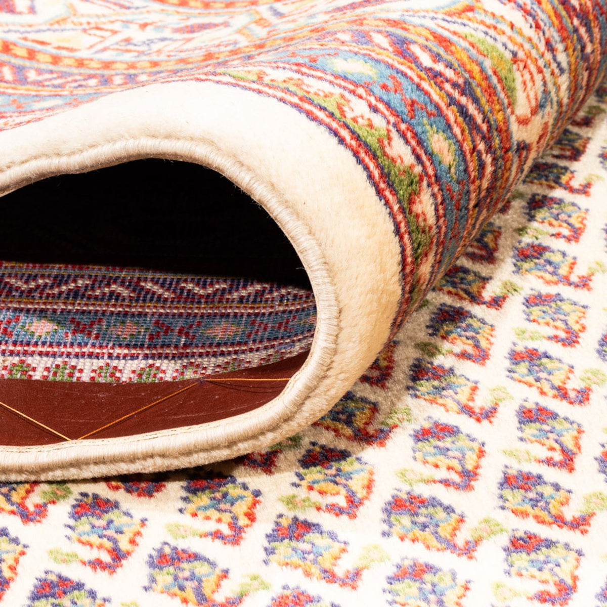 Tapis persan - Mir - 254 x 213 cm - beige clair