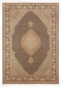 Tapis persan - Tabriz - Royal - 296 x 199 cm - bleu foncé