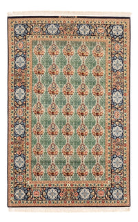 Tapis persan - Isfahan - Premium - 244 x 157 cm - vert