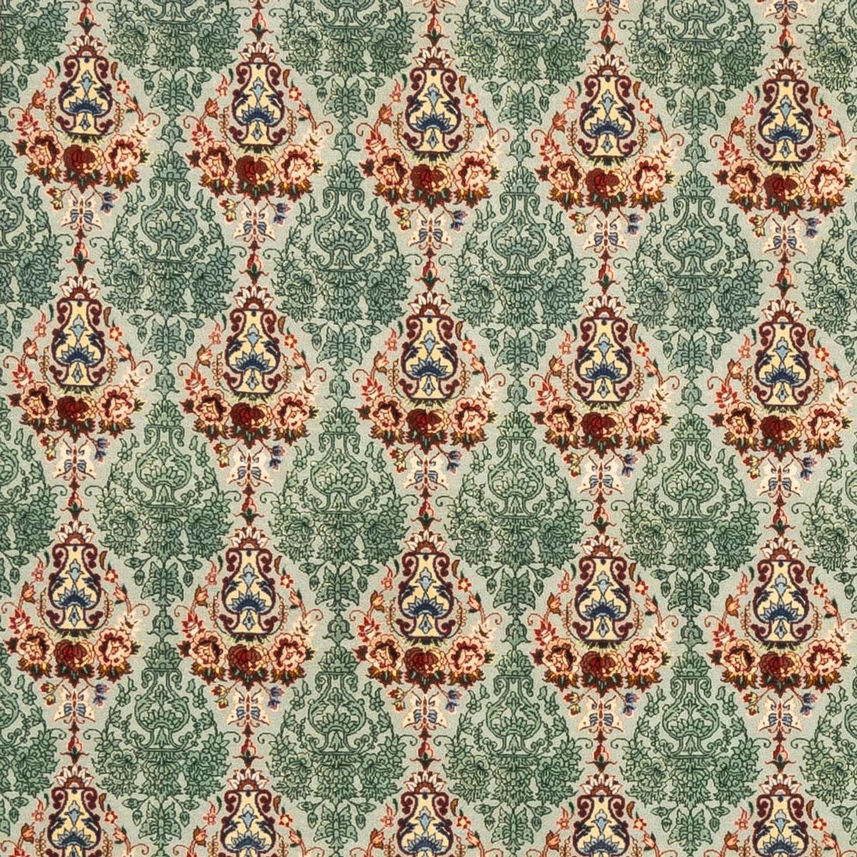 Tapis persan - Isfahan - Premium - 244 x 157 cm - vert