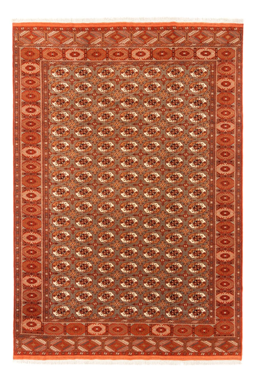 Tapis Turkaman - 305 x 205 cm - beige foncé