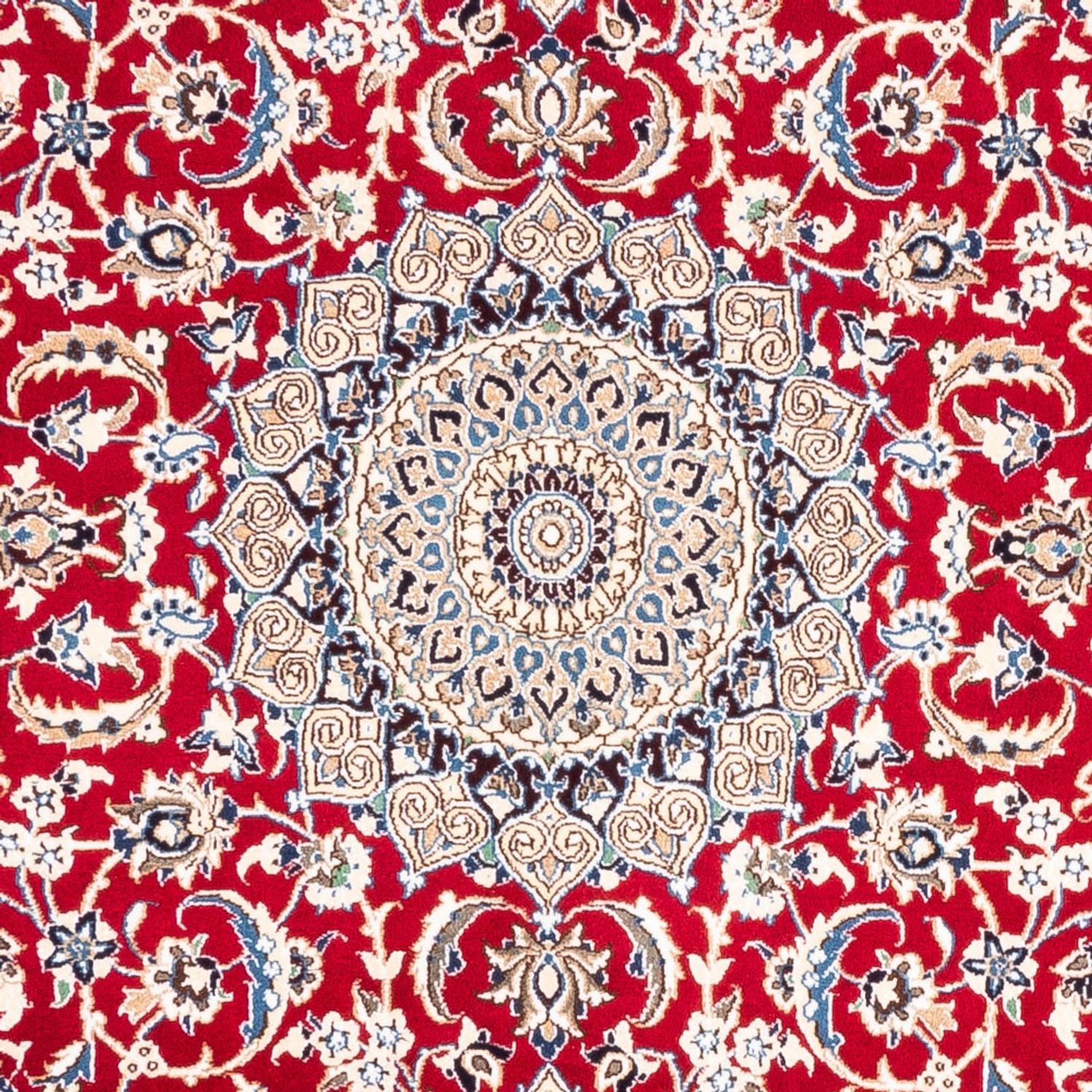 Tapis persan - Nain - 246 x 156 cm - rouge