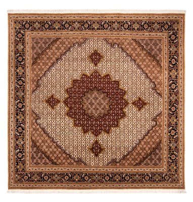 Tapis persan - Tabriz - Royal carré  - 256 x 250 cm - rouge bordeaux