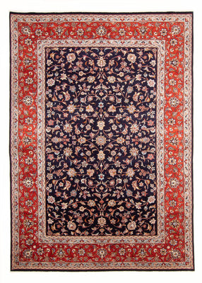 Tapis persan - Classique - 292 x 200 cm - bleu foncé