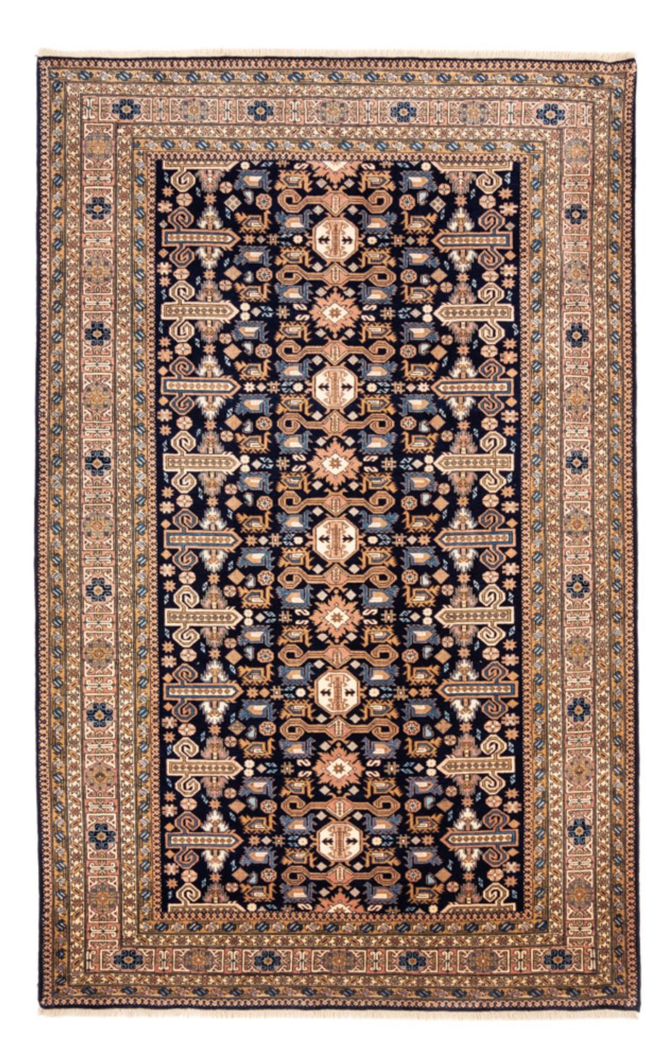 Tapis persan - Nomadic - 270 x 170 cm - bleu foncé