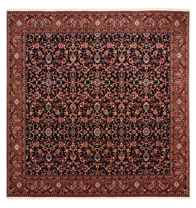 Tapis persan - Bidjar carré  - 250 x 248 cm - bleu foncé