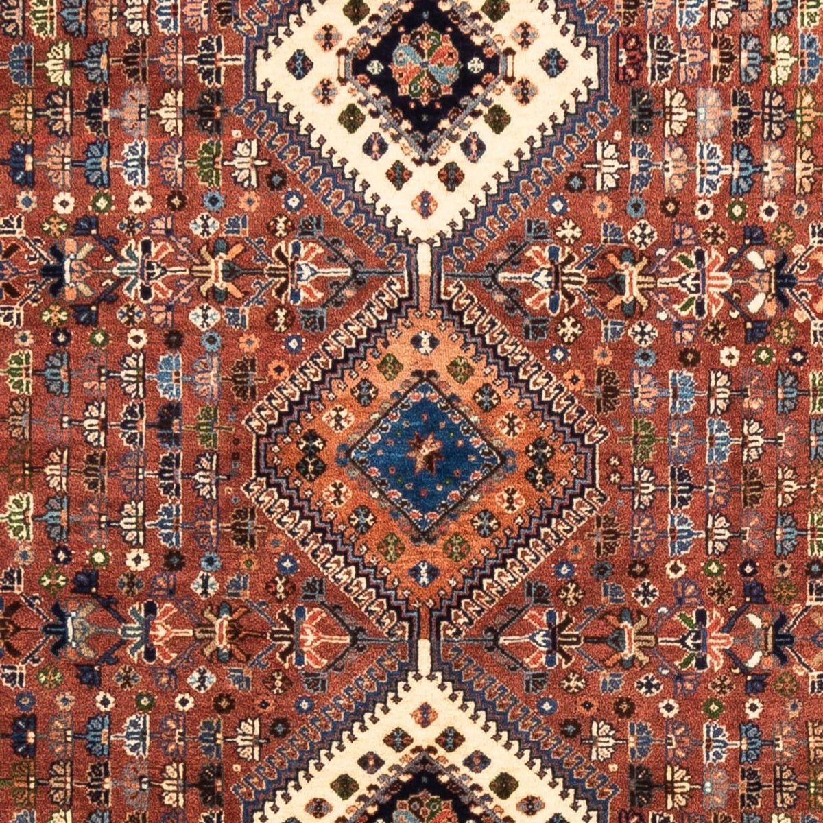 Tapis de couloir Tapis persan - Nomadic - 230 x 146 cm - rouge