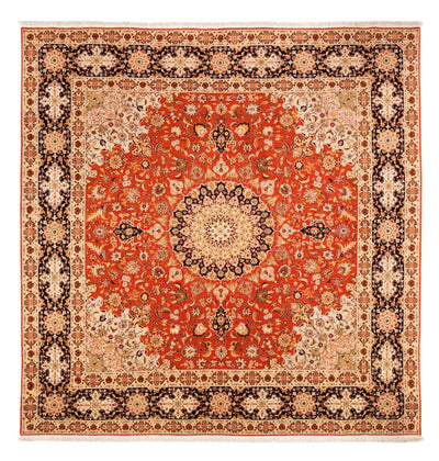 Tapis de Tabriz Tapis 249x253cm - Tapis persan - orange