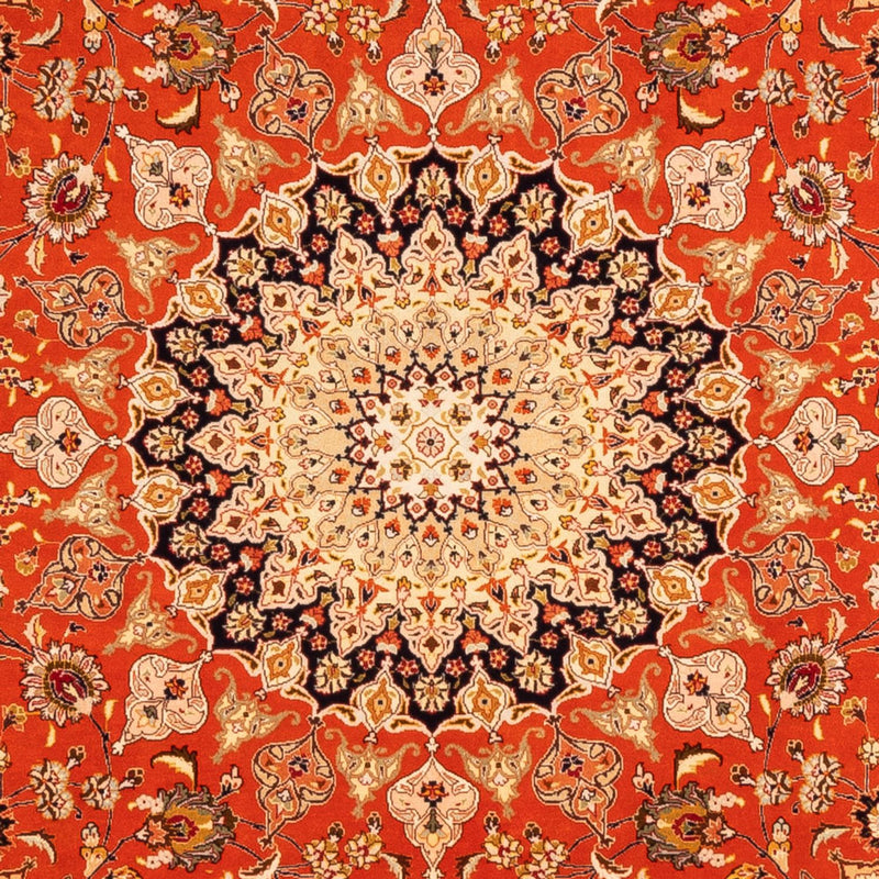 Tapis persan - Tabriz carré  - 253 x 249 cm - orange
