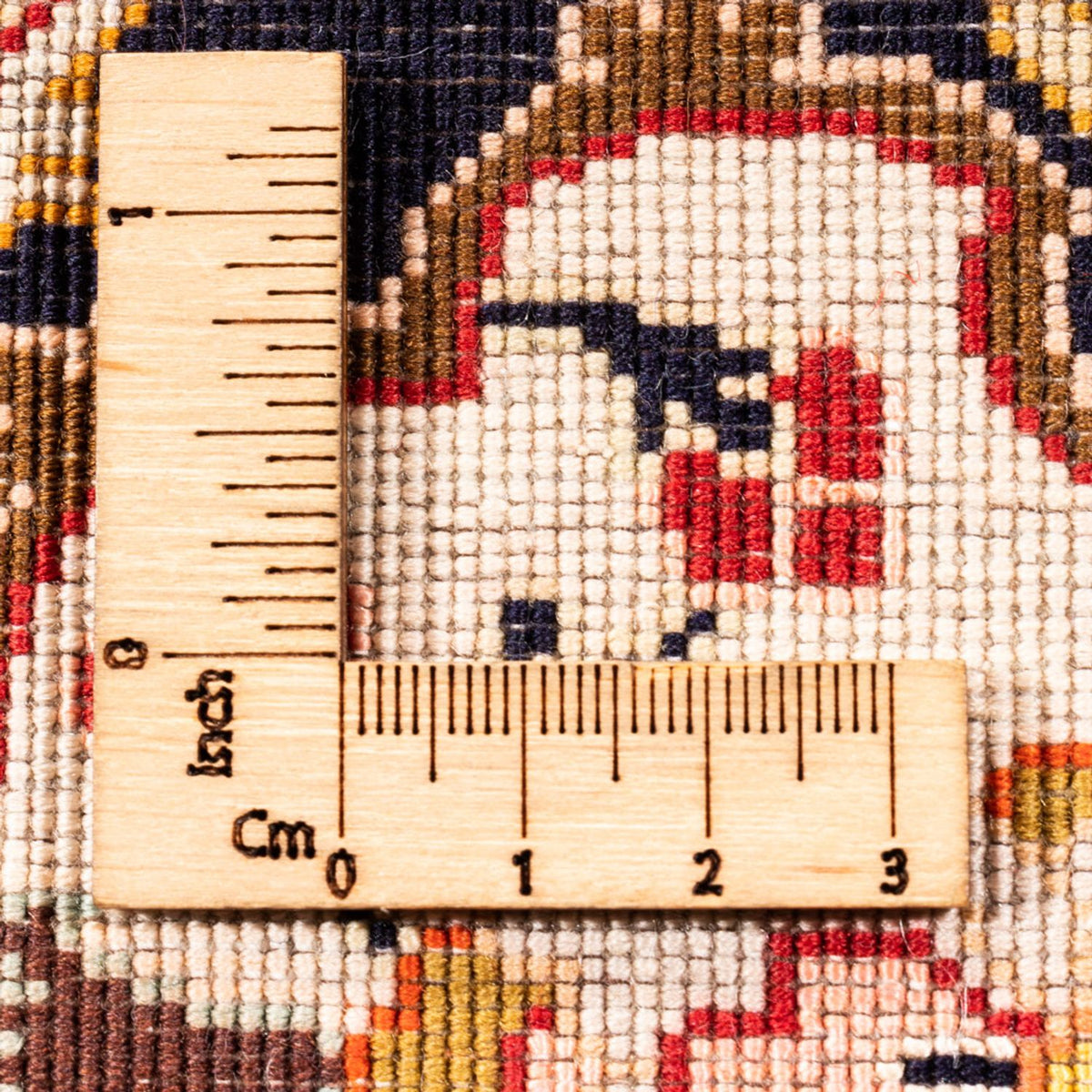 Tapis persan - Tabriz carré  - 253 x 249 cm - orange