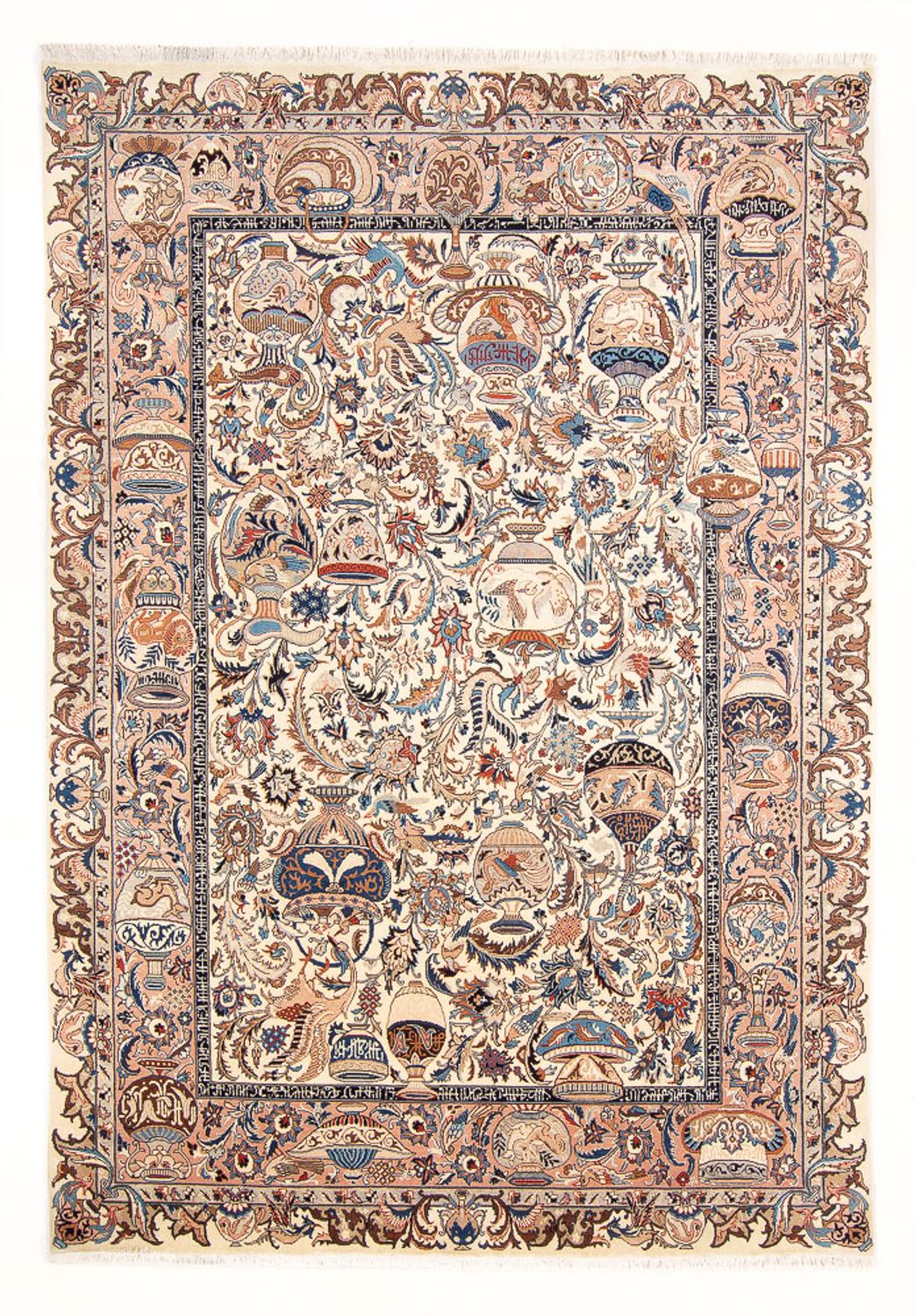 Tapis persan - Classique - 290 x 198 cm - crème