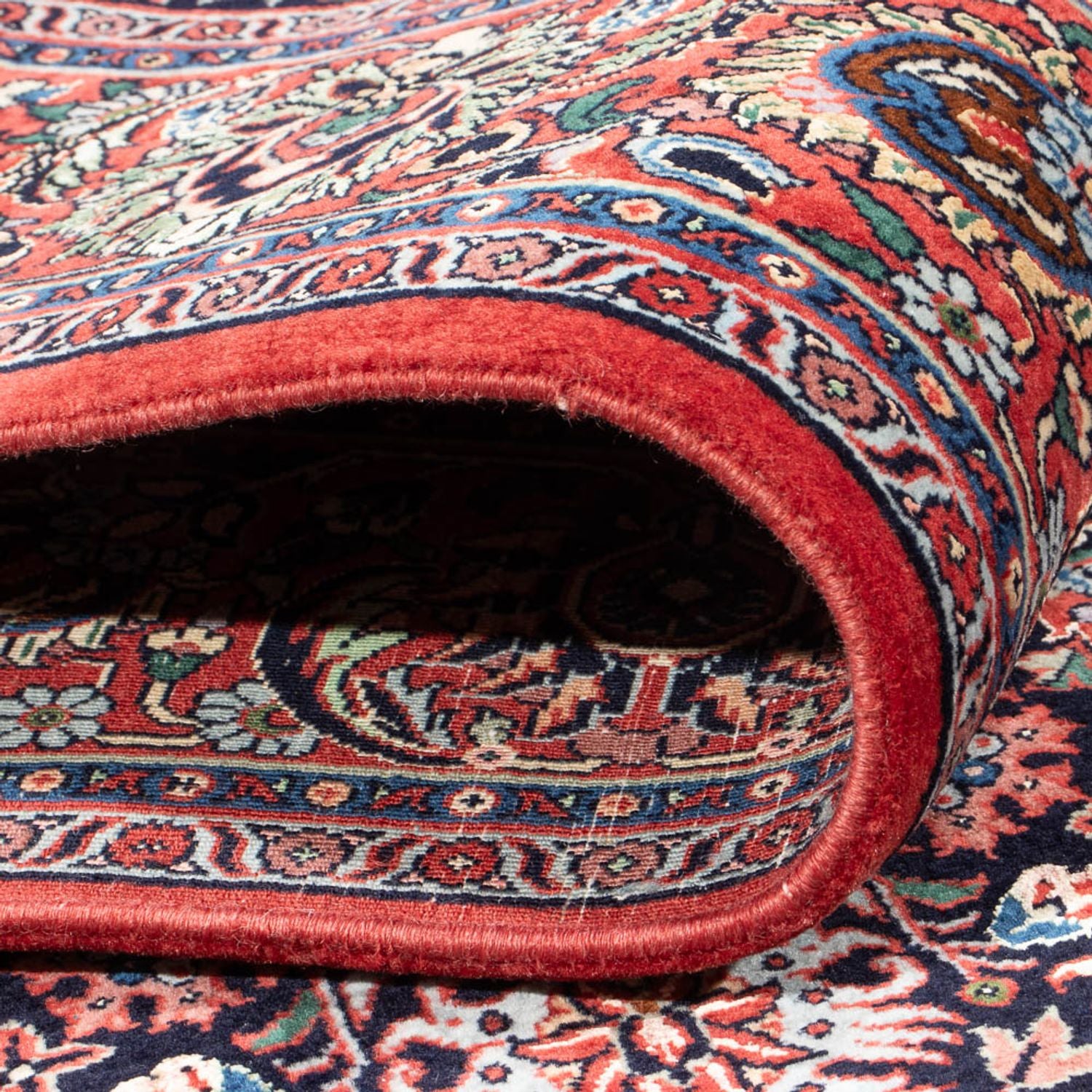 Tapis persan - Bidjar - Royal - 292 x 200 cm - bleu foncé