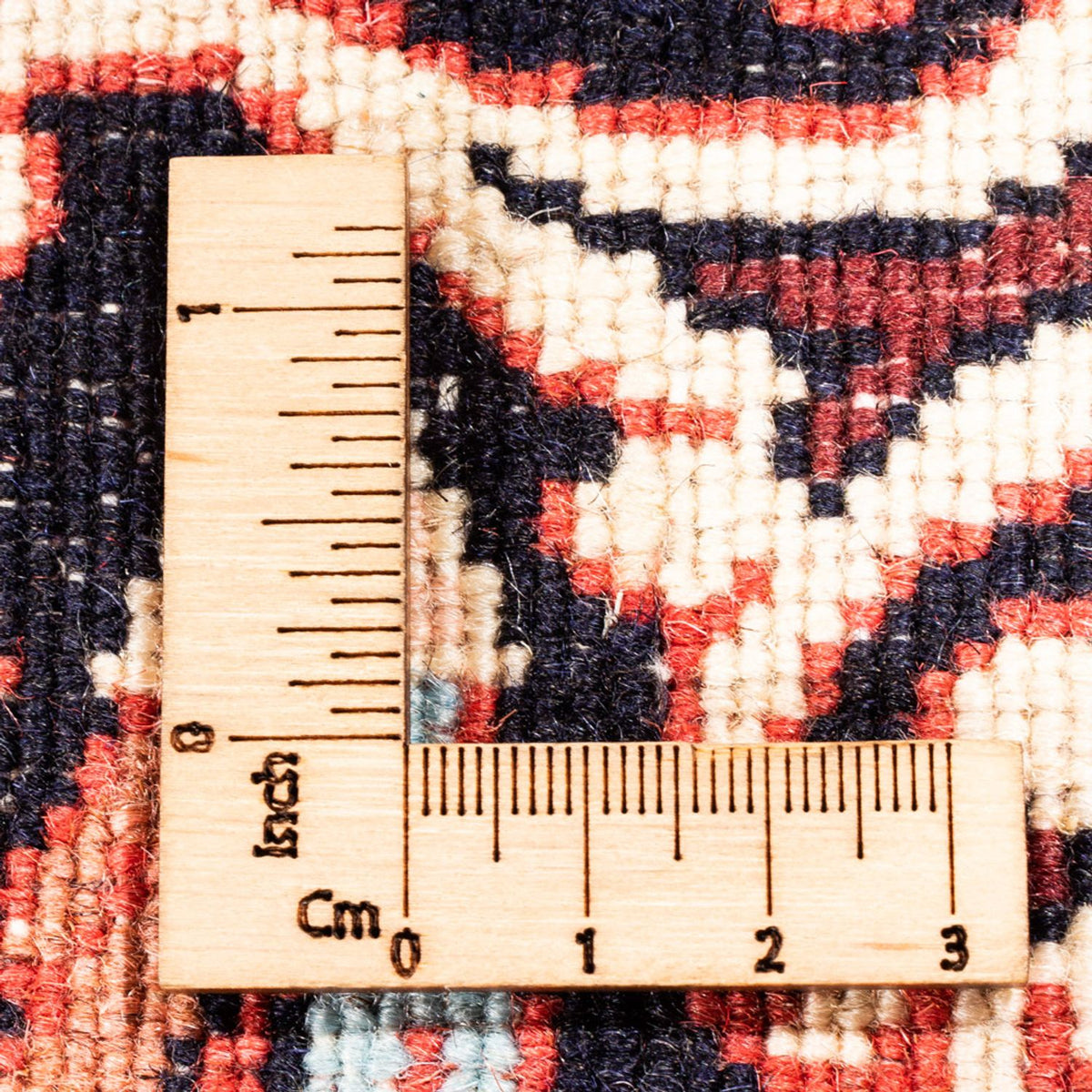 Tapis persan - Bidjar - 233 x 200 cm - rouge clair