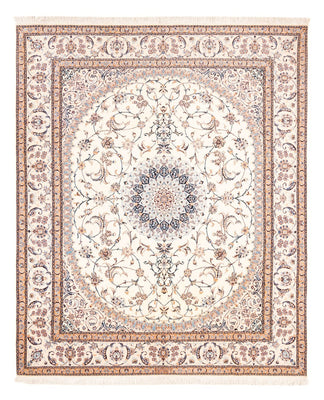 Tapis persan - Nain - Premium - 240 x 203 cm - crème