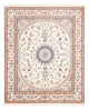 Tapis persan - Nain - Premium - 240 x 203 cm - crème