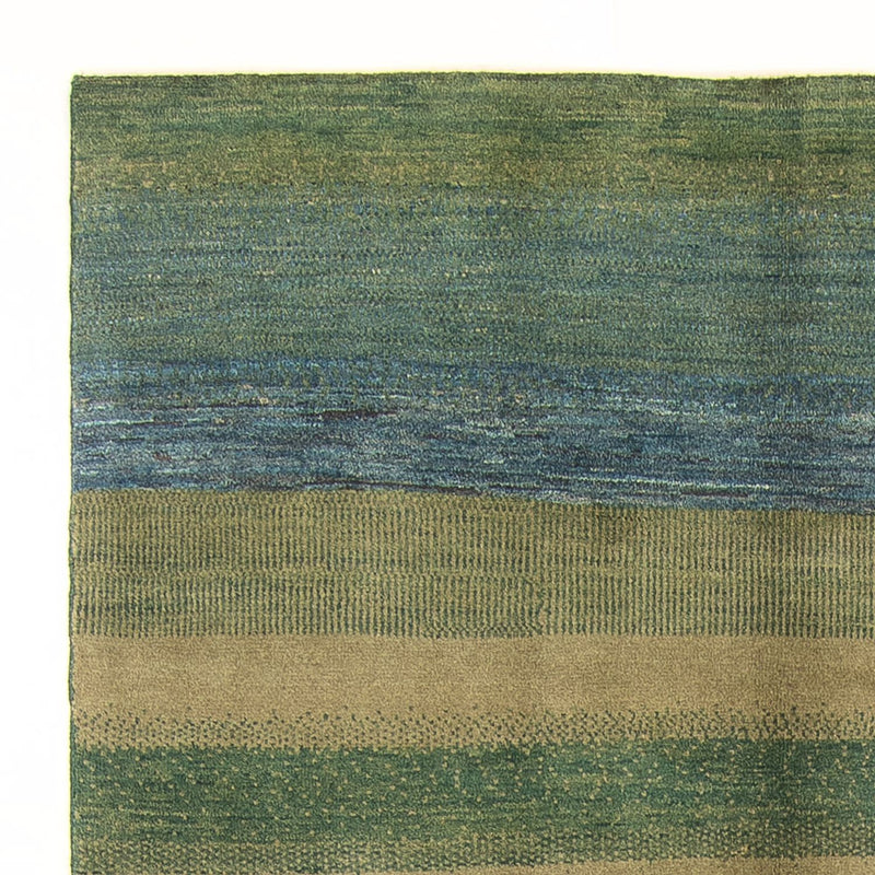 Tapis Gabbeh - Persan - 208 x 150 cm - vert clair