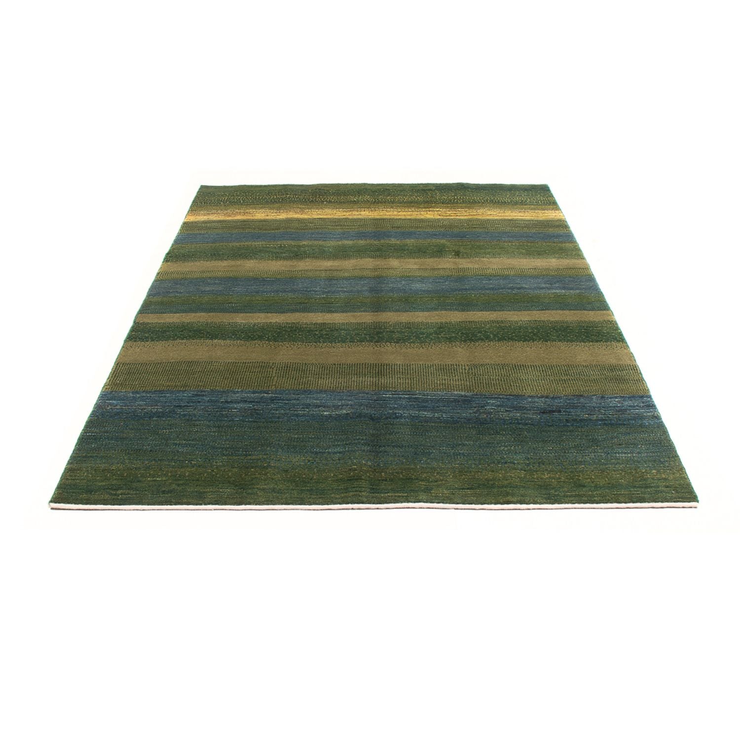 Tapis Gabbeh - Persan - 208 x 150 cm - vert clair