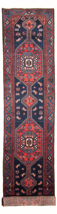 Tapis de couloir Tapis persan - Nomadic - 515 x 105 cm - bleu foncé