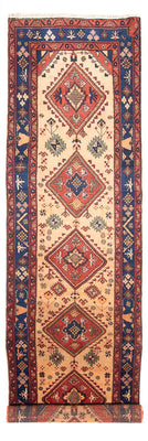 Tapis de couloir Tapis persan - Nomadic - 412 x 120 cm - beige