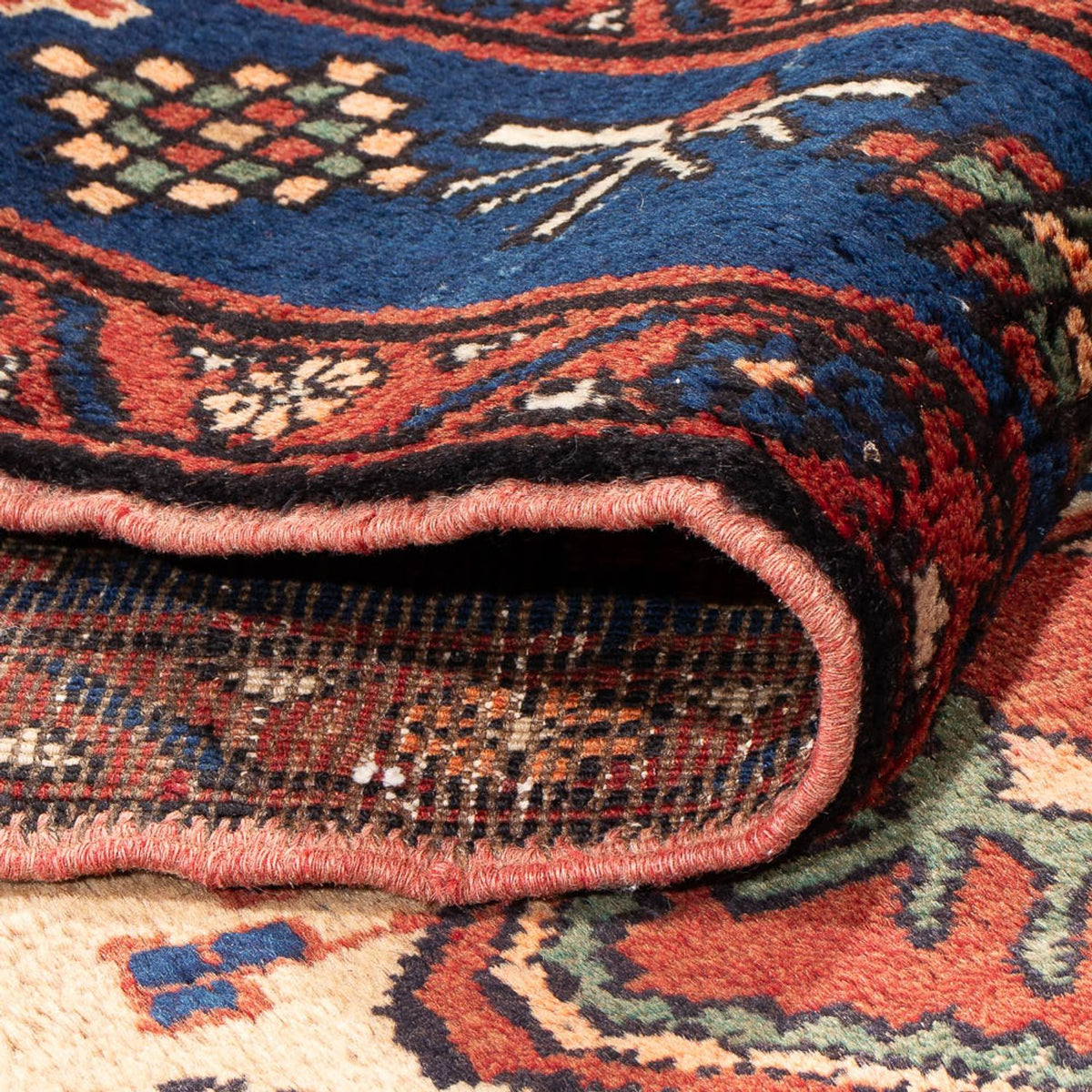 Tapis de couloir Tapis persan - Nomadic - 412 x 120 cm - beige