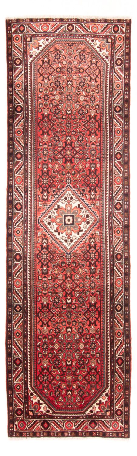 Tapis de couloir Tapis persan - Nomadic - 350 x 116 cm - rouge
