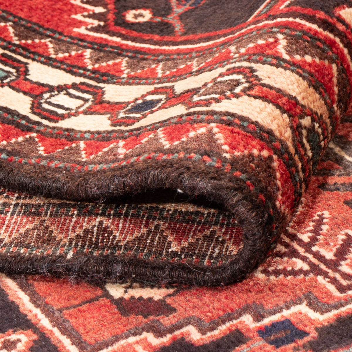 Tapis de couloir Tapis persan - Nomadic - 324 x 124 cm - bleu foncé