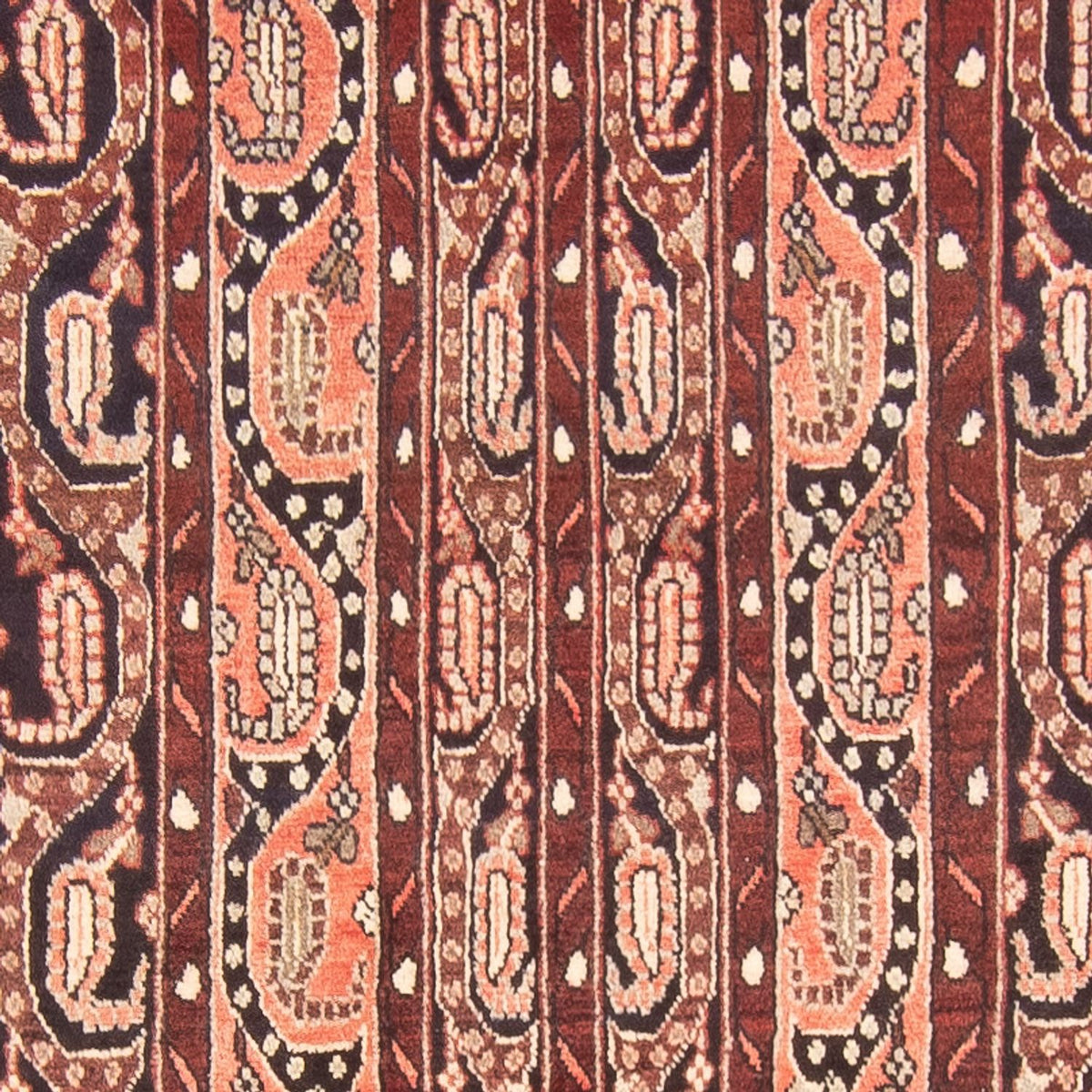 Tapis de couloir Tapis persan - Nomadic - 378 x 120 cm - rouge