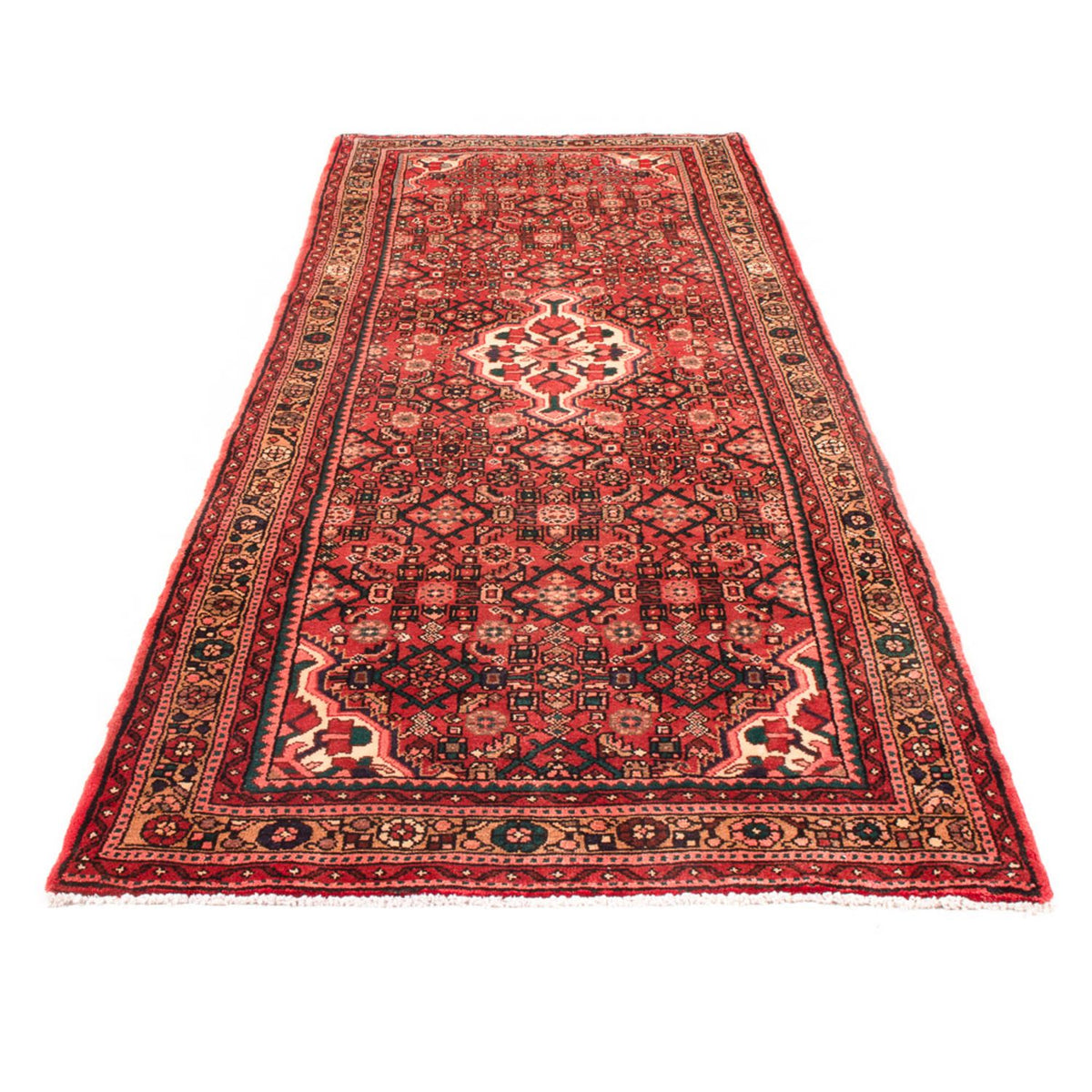 Tapis de couloir Tapis persan - Nomadic - 308 x 110 cm - bleu foncé