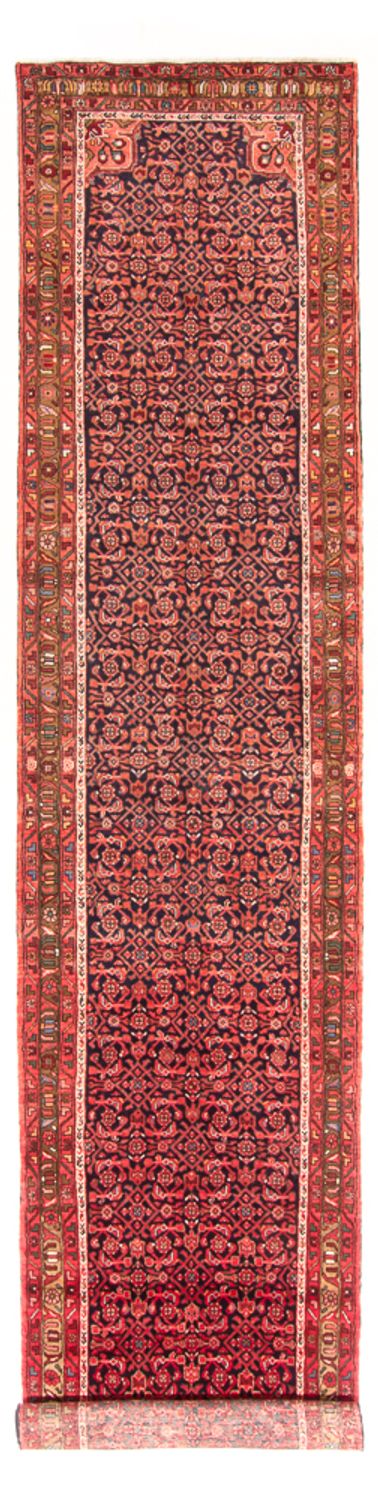 Tapis de couloir Tapis persan - Nomadic - 434 x 102 cm - bleu foncé
