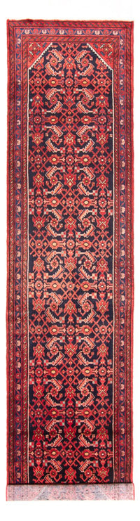 Tapis de couloir Tapis persan - Nomadic - 410 x 108 cm - bleu foncé