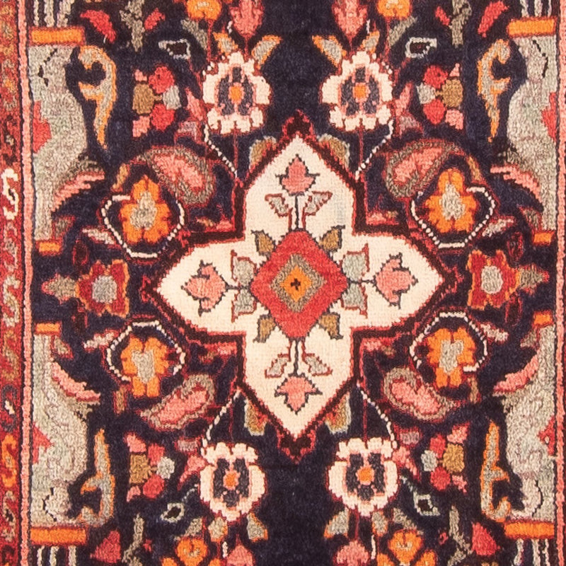 Tapis de couloir Tapis persan - Nomadic - 391 x 100 cm - bleu foncé