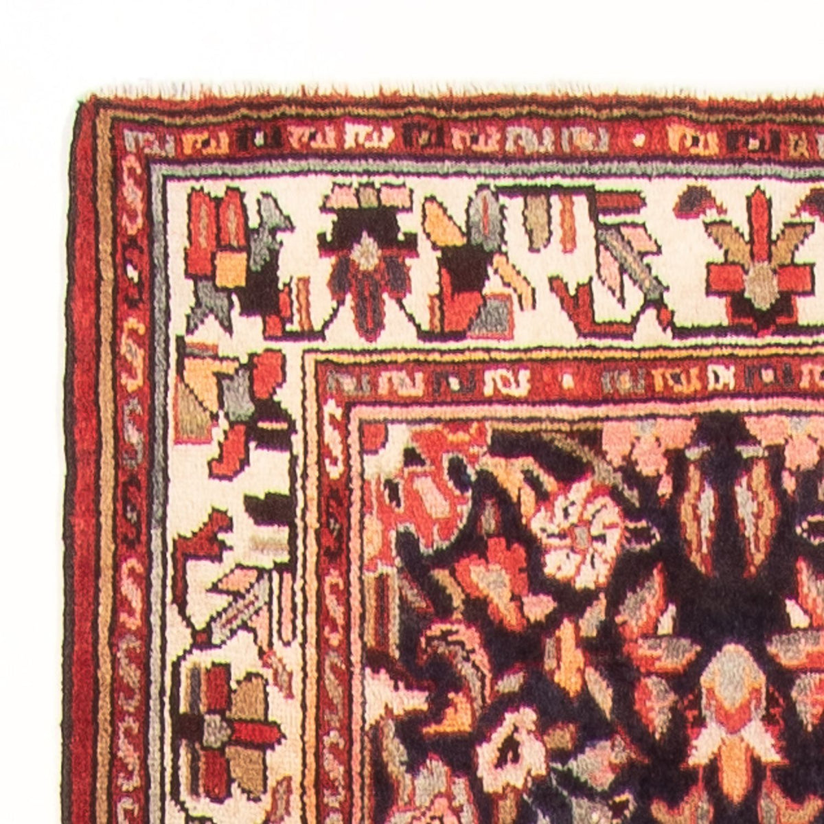 Tapis de couloir Tapis persan - Nomadic - 391 x 100 cm - bleu foncé