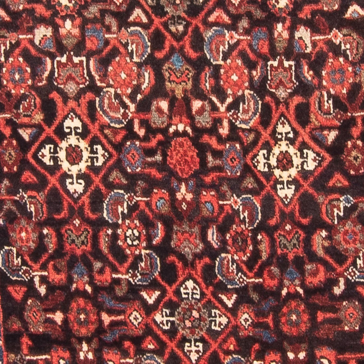 Tapis de couloir Tapis persan - Nomadic - 405 x 107 cm - bleu foncé