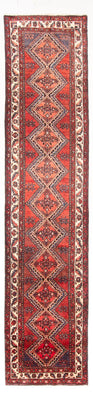 Tapis de couloir Tapis persan - Nomadic - 391 x 100 cm - rouge