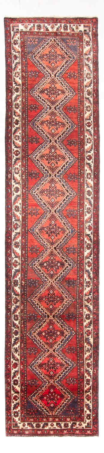 Tapis de couloir Tapis persan - Nomadic - 391 x 100 cm - rouge