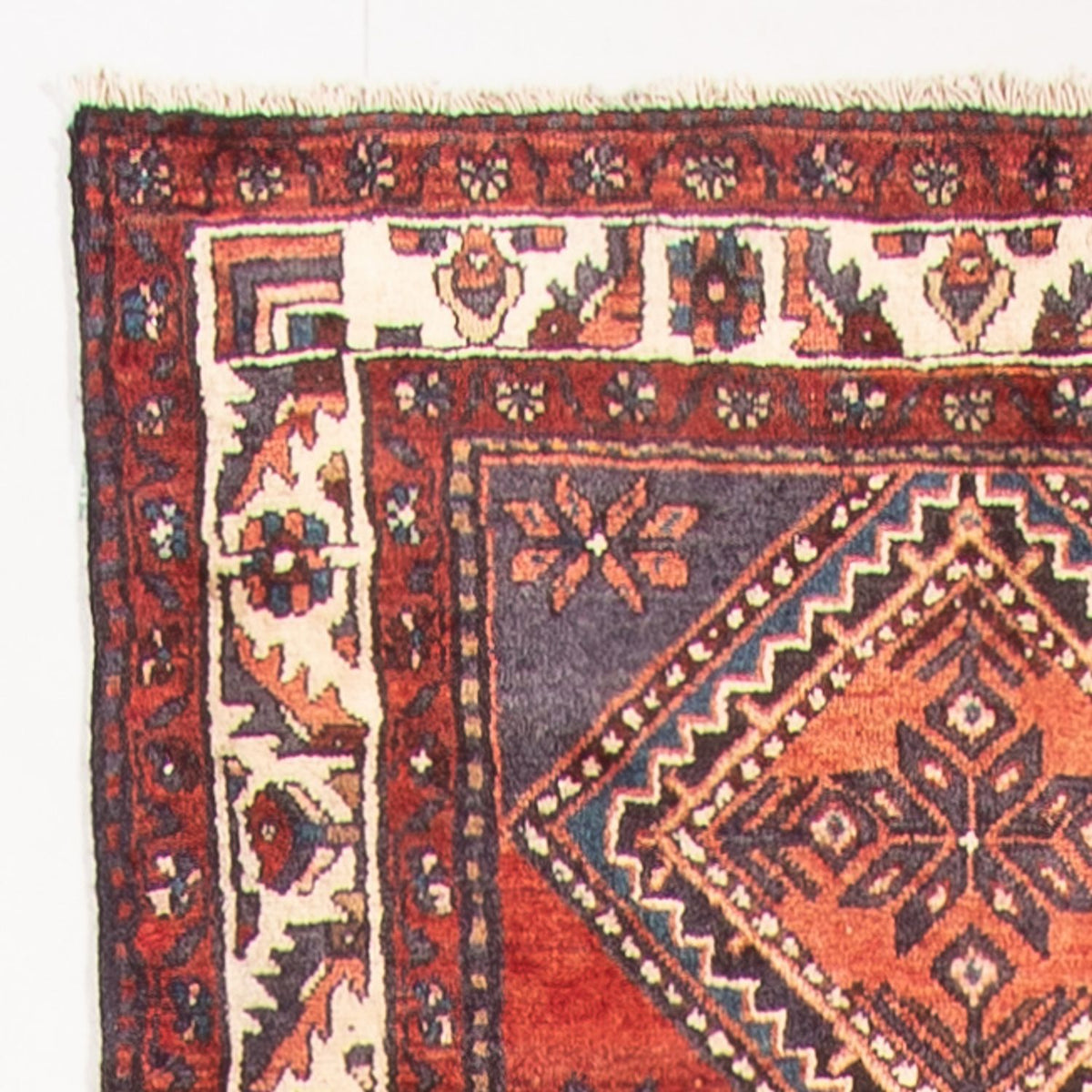 Tapis de couloir Tapis persan - Nomadic - 391 x 100 cm - rouge