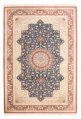 Tapis en soie - Ghom soie - Premium - 287 x 196 cm - bleu