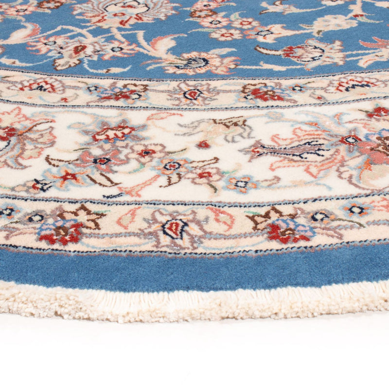 Tapis persan - Tabriz - Royal ronde  - 200 x 200 cm - bleu