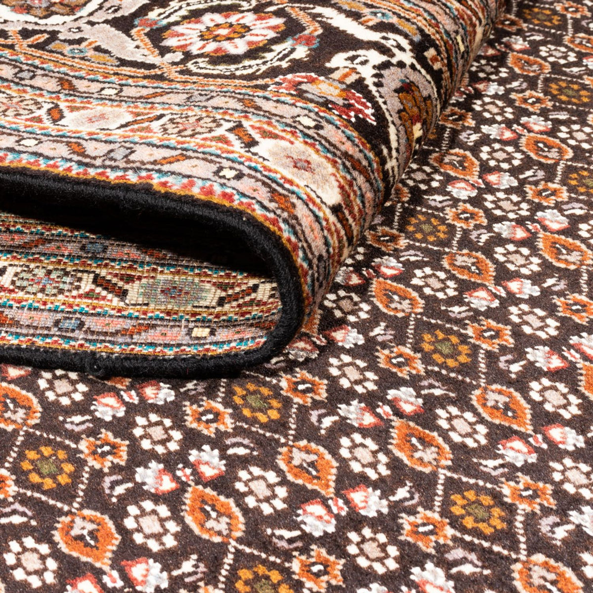 Tapis persan - Tabriz - Royal - 237 x 178 cm - bleu foncé