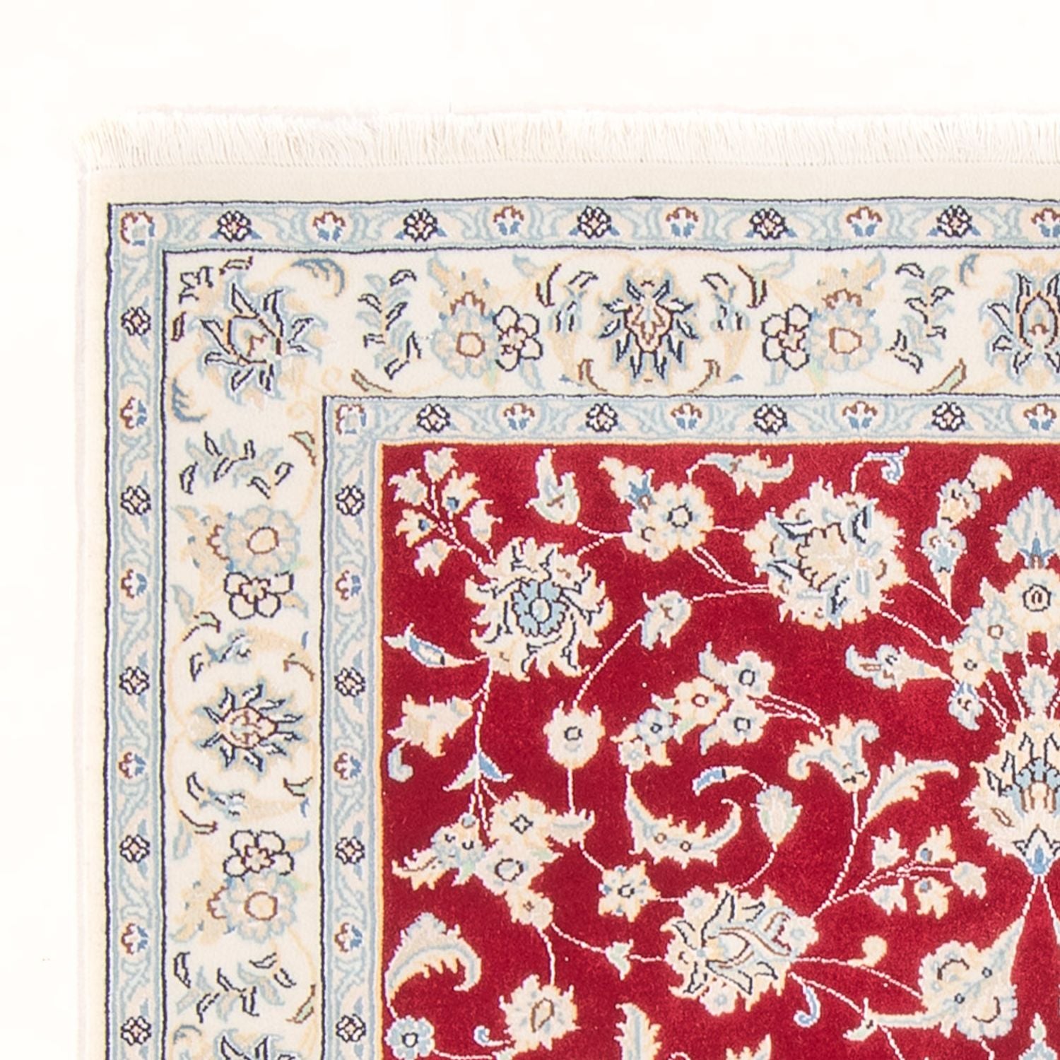 Tapis persan - Nain - Royal - 158 x 105 cm - rouge