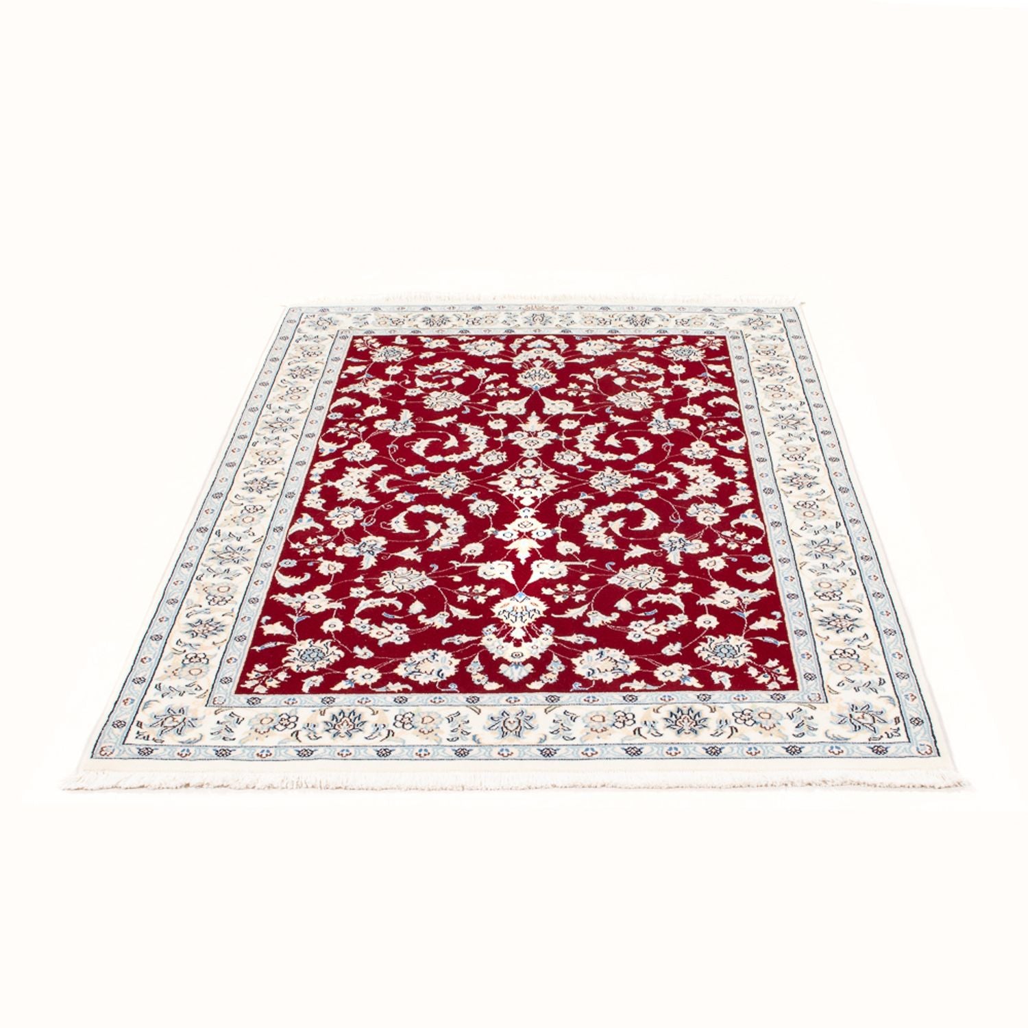 Tapis persan - Nain - Royal - 158 x 105 cm - rouge