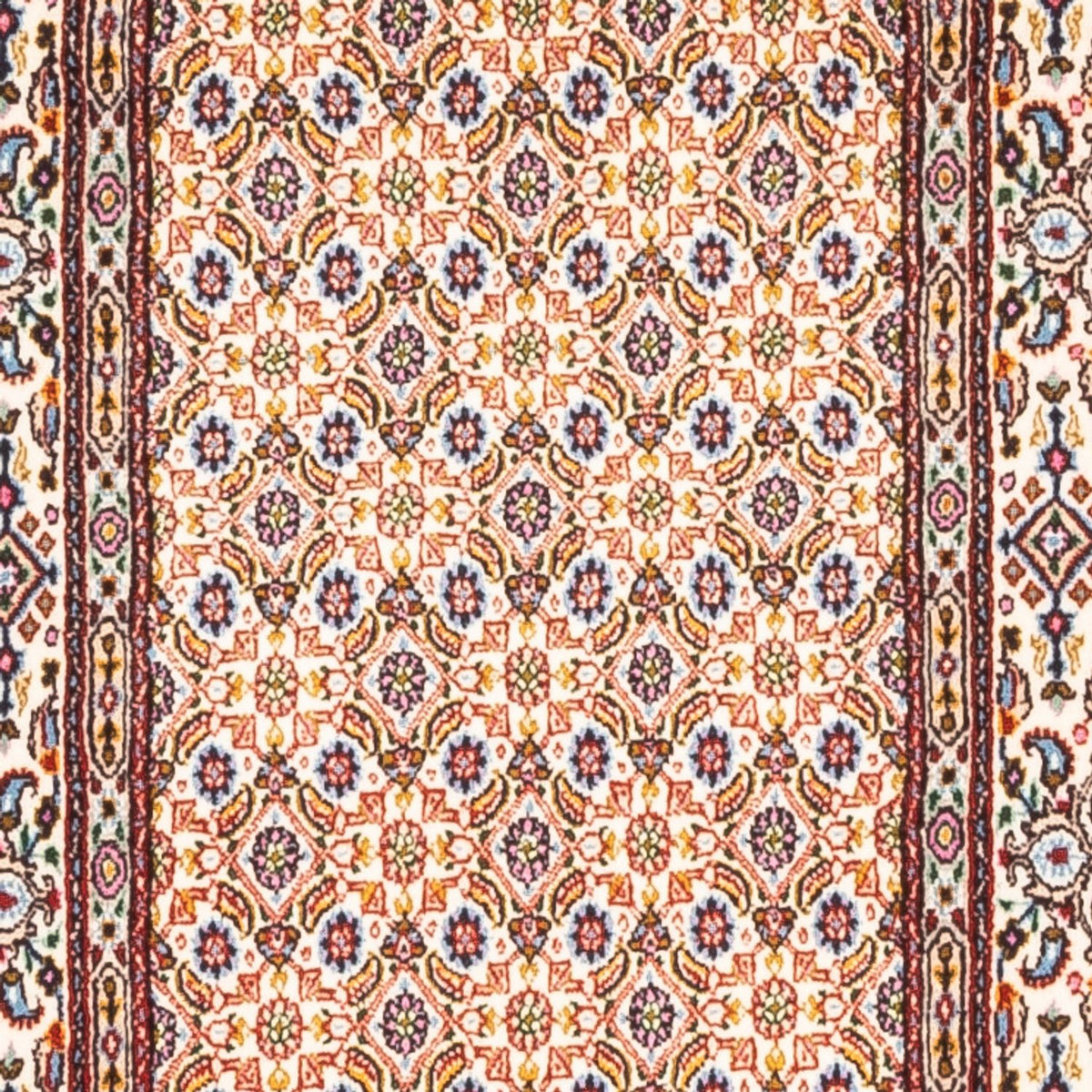 Tapis de couloir Tapis persan - Classique - 200 x 80 cm - crème