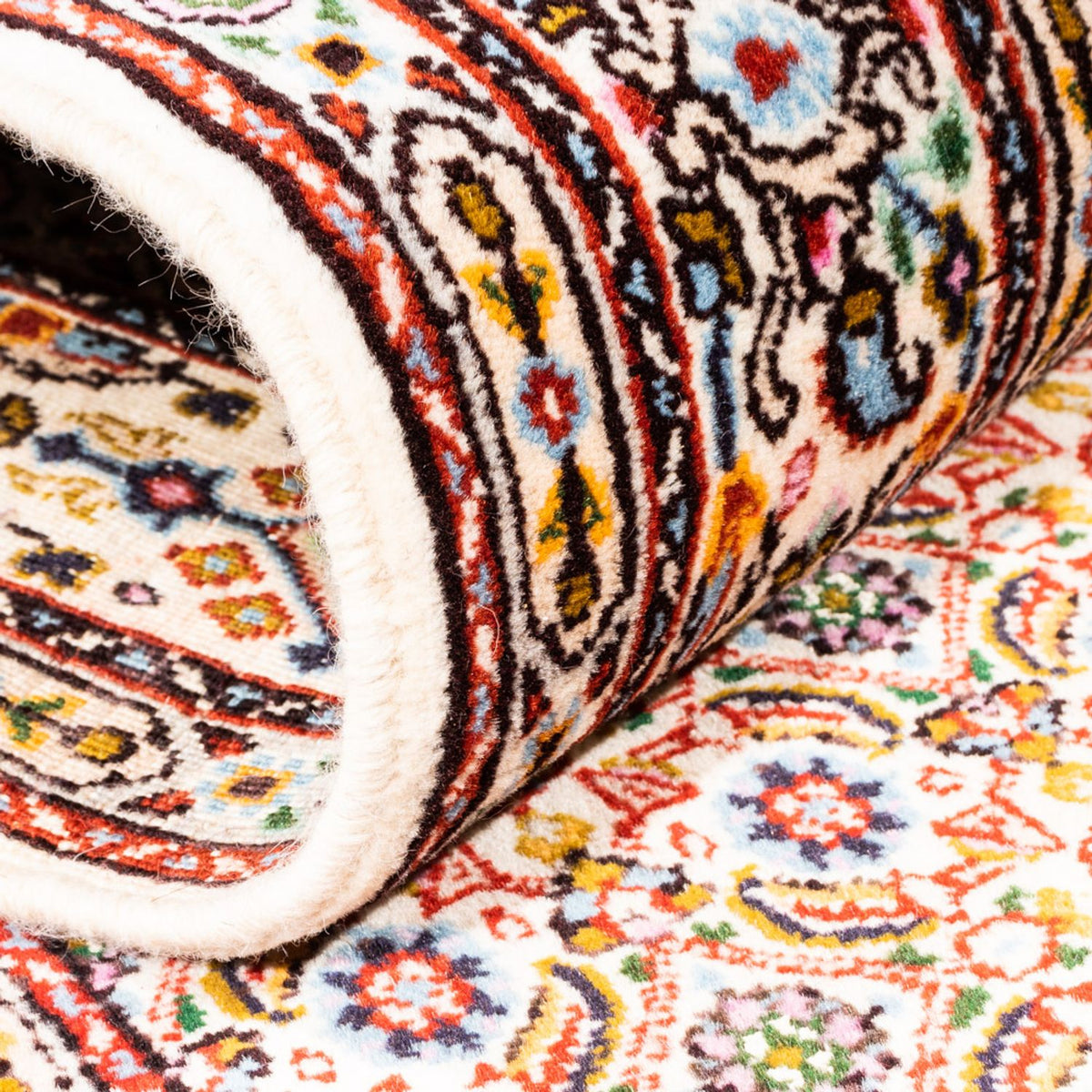 Tapis de couloir Tapis persan - Classique - 200 x 80 cm - crème